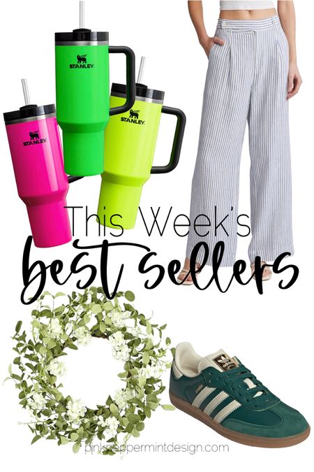 Neon Stanley cups, spring pants, wreaths and sneakers. All this week’s best sellers.



#LTKfindsunder50 #LTKfindsunder100 #LTKSeasonal