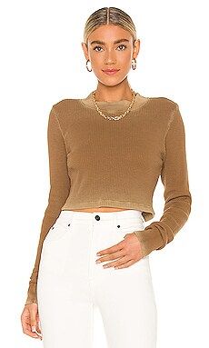 COTTON CITIZEN The Monaco Long Sleeve in Vintage Java from Revolve.com | Revolve Clothing (Global)