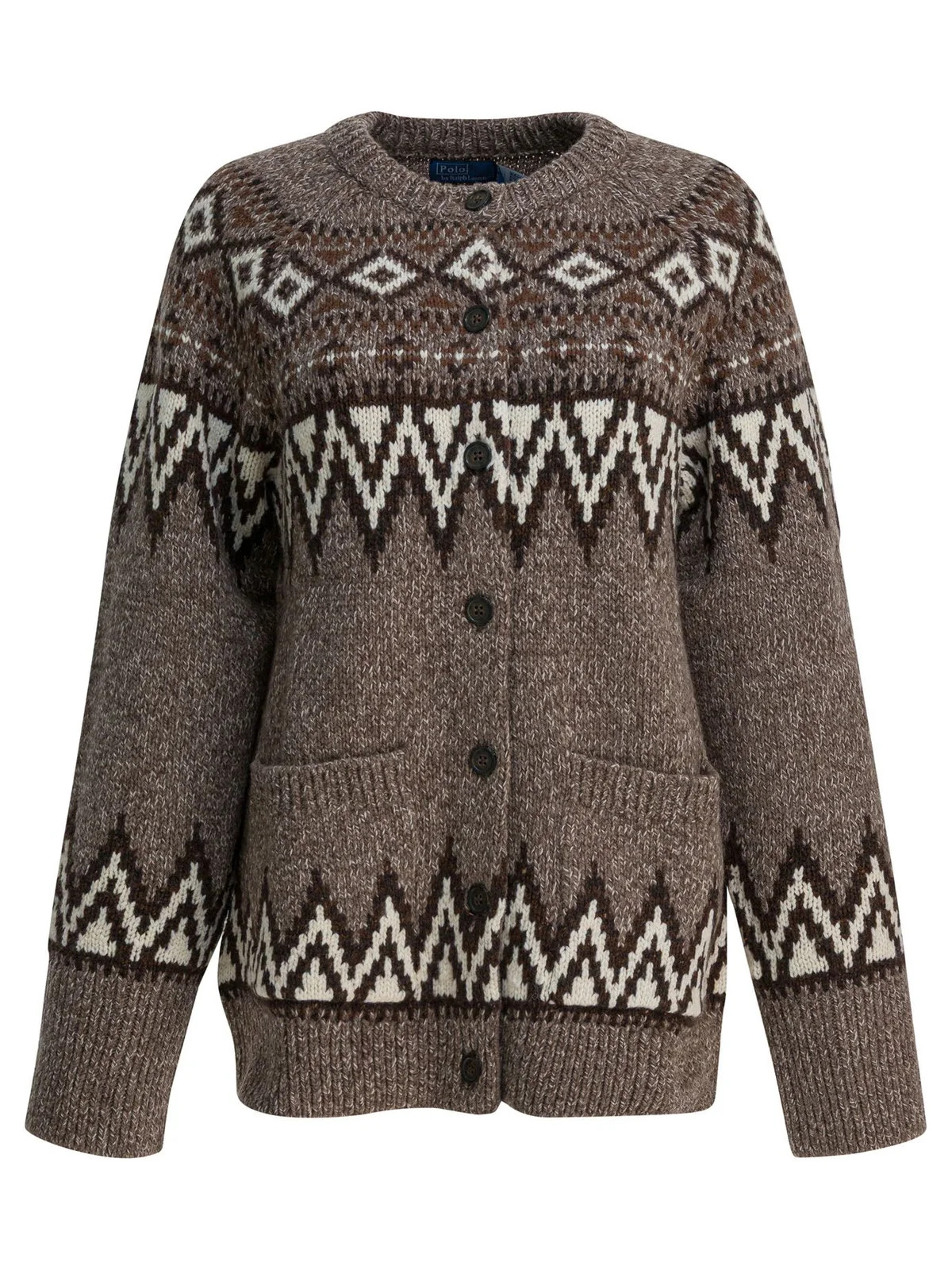 Polo Ralph Lauren Fair Isle Jacquard Cardigan | Cettire Global