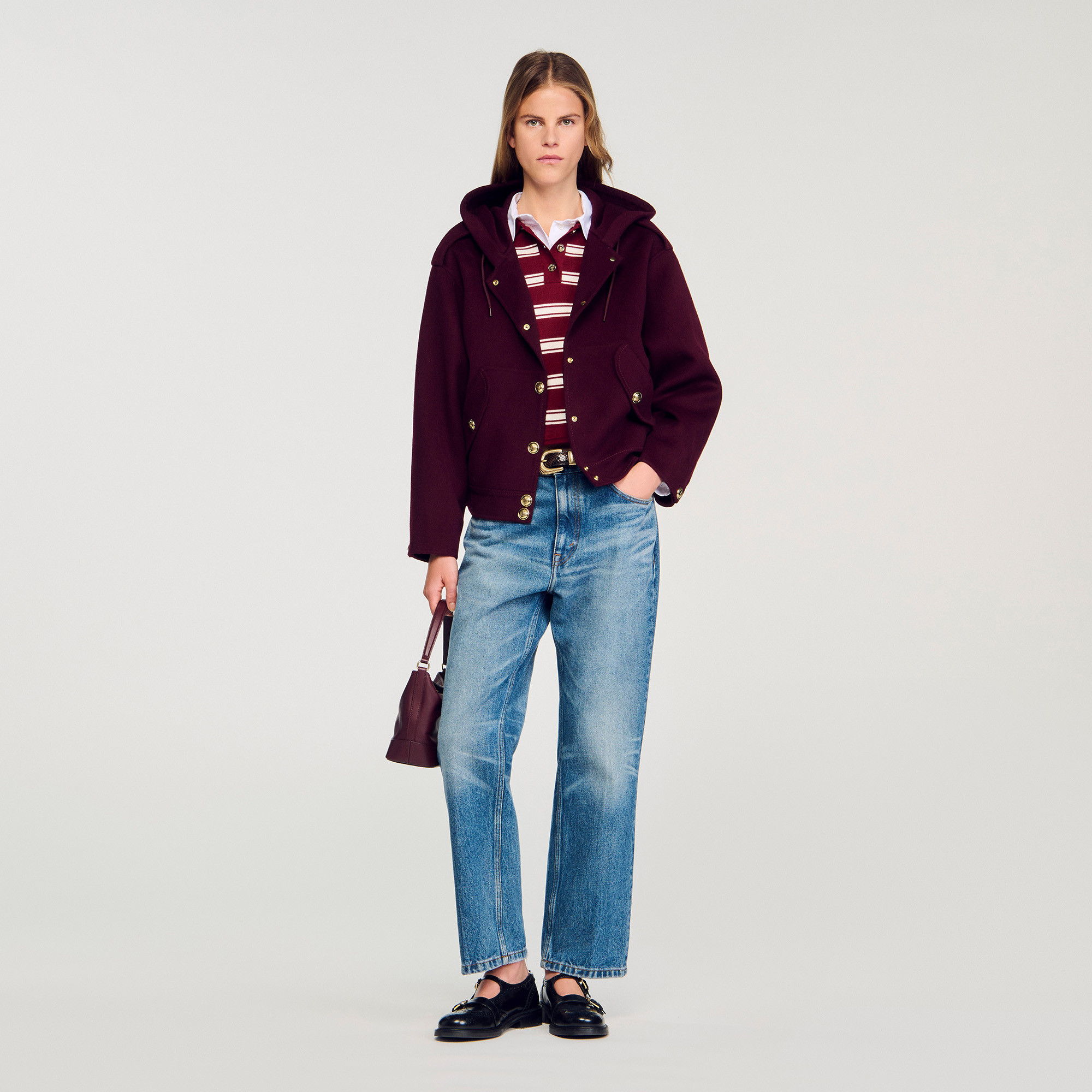 Double-faced wool coat | Sandro US | Sandro-Paris US
