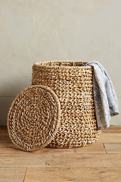 Abaca Laundry Basket | Anthropologie (US)
