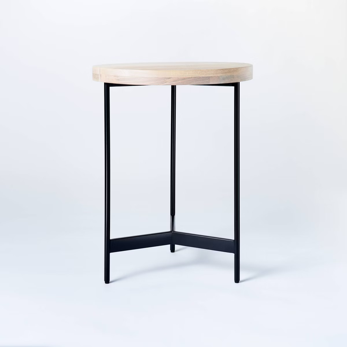 Villa Park Round Wooden End Table Brown - Threshold™ designed with Studio McGee | Target