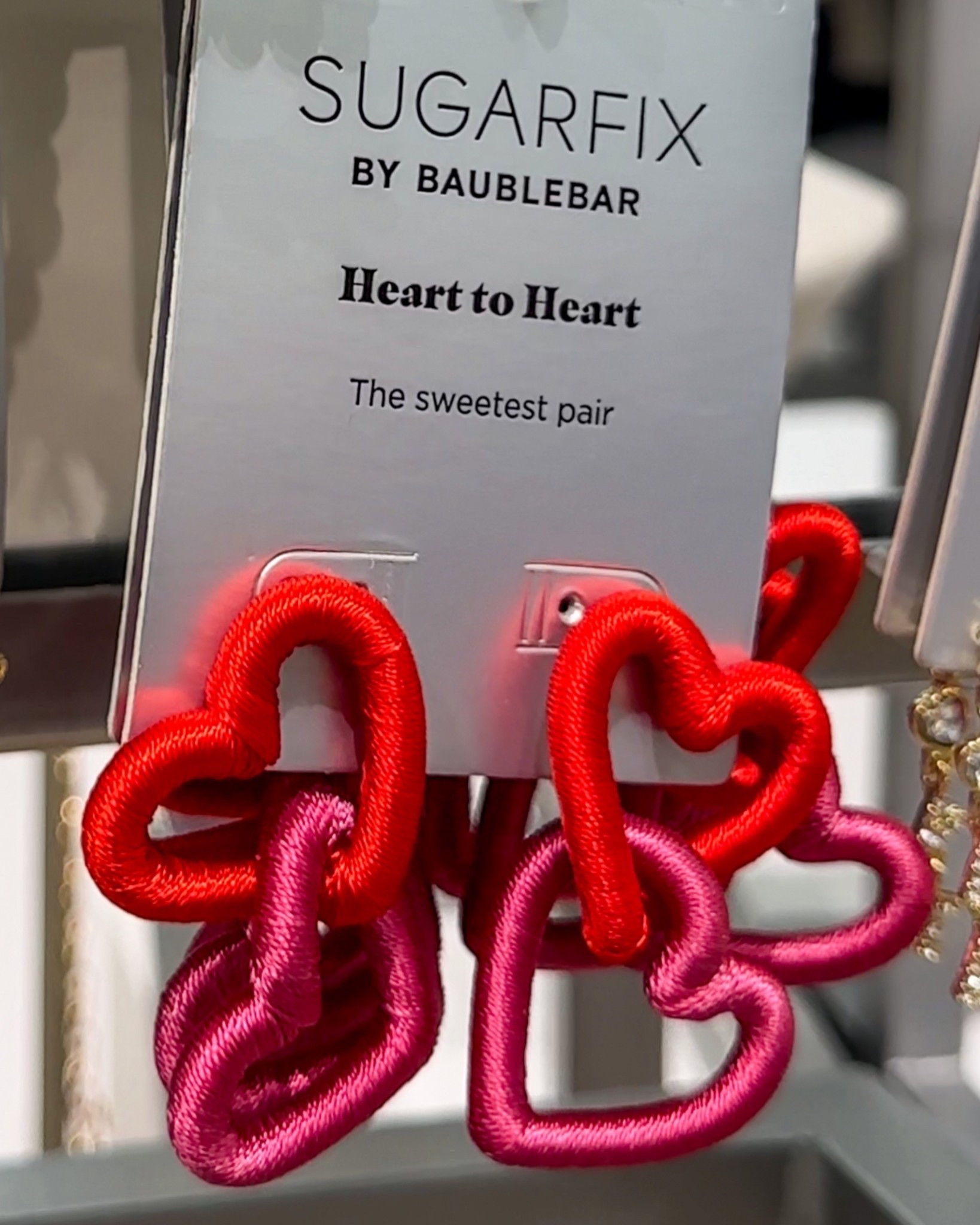 #HappyValentinesDay 💗Spread the love with Sugarfix by BaubleBar's Heart to Heart Earrings from Target! 

These charming drop earrings feature pink hearts that hug each other from top to bottom. 

These cute earrings are a perfect match for any Valentine's Day celebration! 💋

#LTKSeasonal