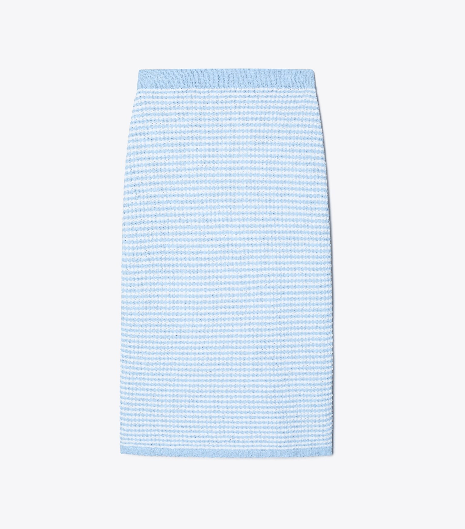STRIPED STITCH COTTON MIDI SKIRT | Tory Burch (US)