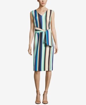 Eci Striped Tie-Waist Dress | Macys (US)