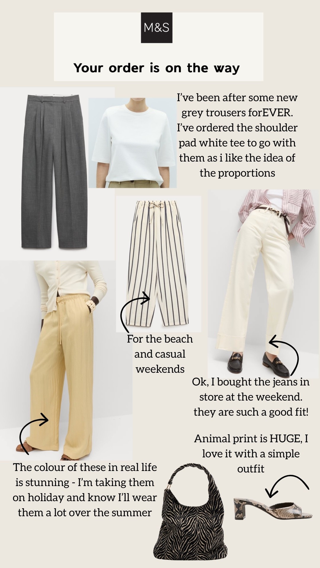 Shop my M&S order! I took my usual size in everything. It covers office outfit, spring summer casual and some beach pieces too. 

#LTKuk #LTKspring #LTKpetite