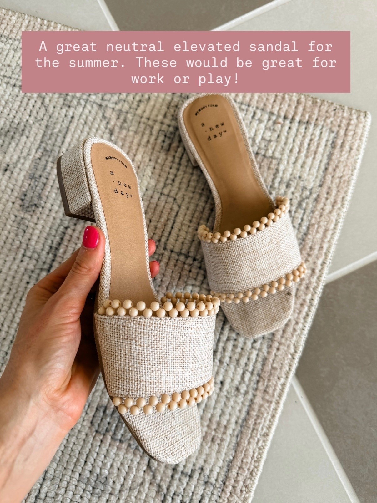 I’ve loved styling these sandals several ways 👏🏼 love the low heel! Grab them while they’re on sale!

Loverly Grey, Target find, neutral sandals, neutral heels, sale alert

#LTKSaleAlert