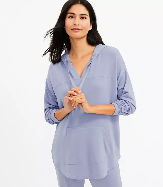 Lou & Grey Signaturesoft Hoodie Top | LOFT