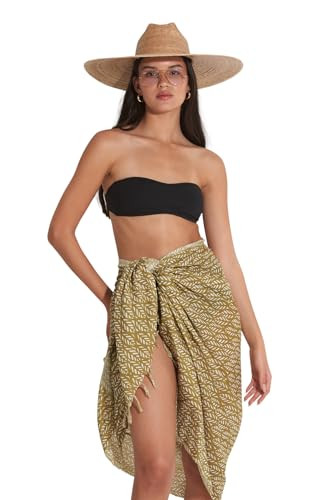 Gottex Beach Life 100% Cotton Sarong Wrap Swimsuit Coverup for Women, One Size Pareo Fits Most - Stylish and Versatile Beachwear Essential | Amazon (US)