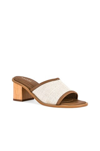 Kaanas Mompox Linen Heel in Ivory from Revolve.com | Revolve Clothing (Global)