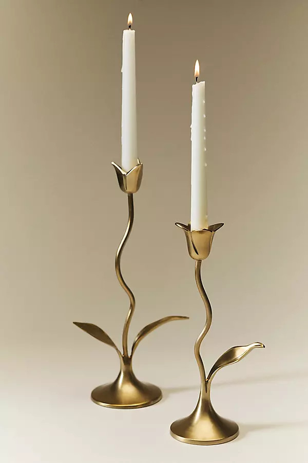 Emilia Tulip Candle Holder | Anthropologie (US)