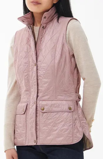 Barbour Wray Fleece Lined Vest in Gardenia at Nordstrom Rack, Size 6 | Nordstrom Rack