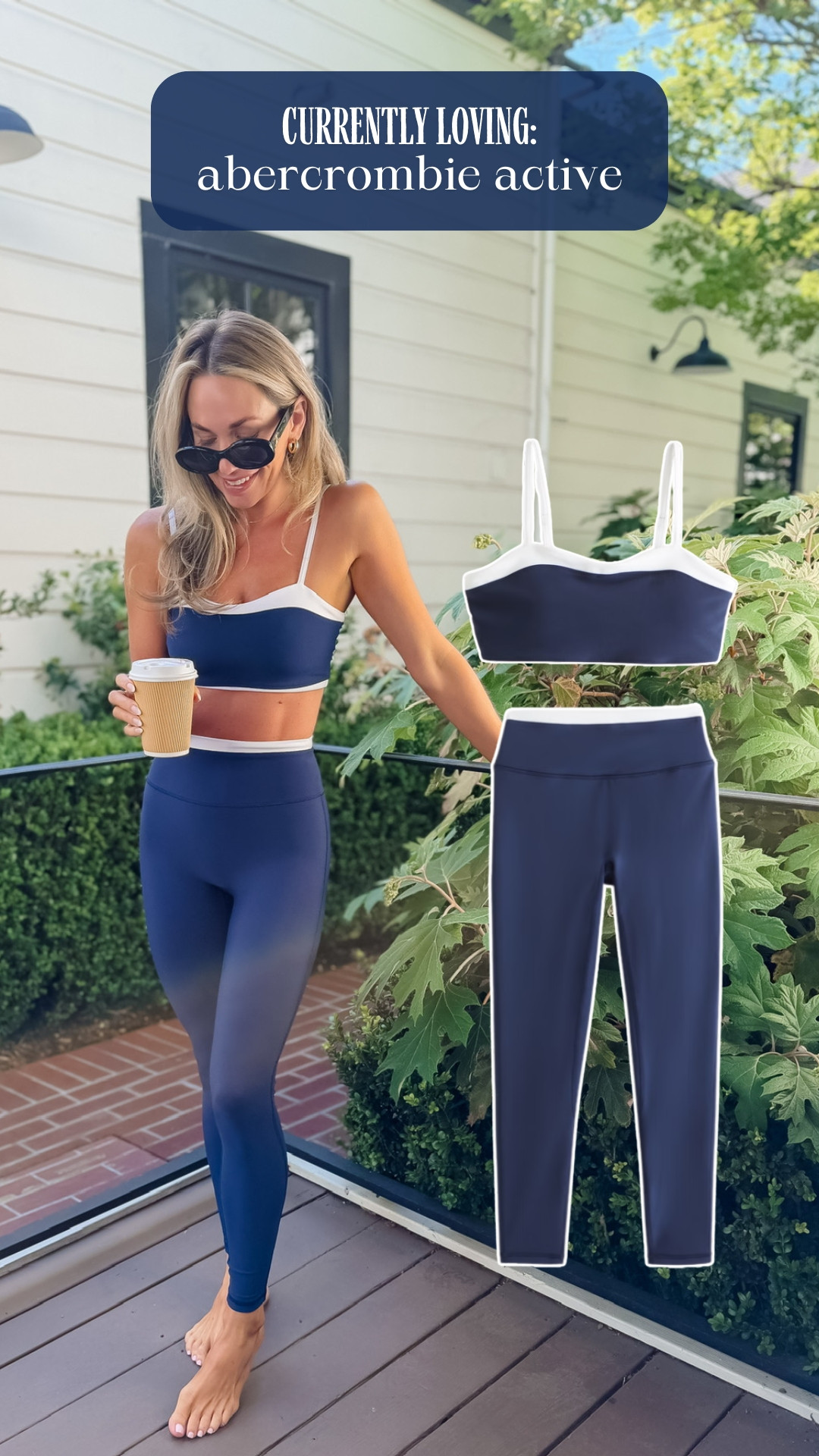 Currently loving Abercrombie activewear! This set is such high quality!  Wearing my true size xs in leggings and small in sports bra! 

 

#LTKfitnessgoals #LTKootd #LTKActive