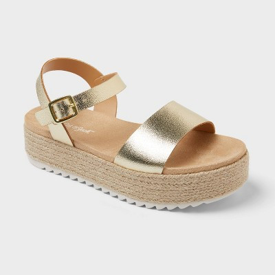Kids' Lindsey Casual Sandals - art class™ Gold 3 | Target