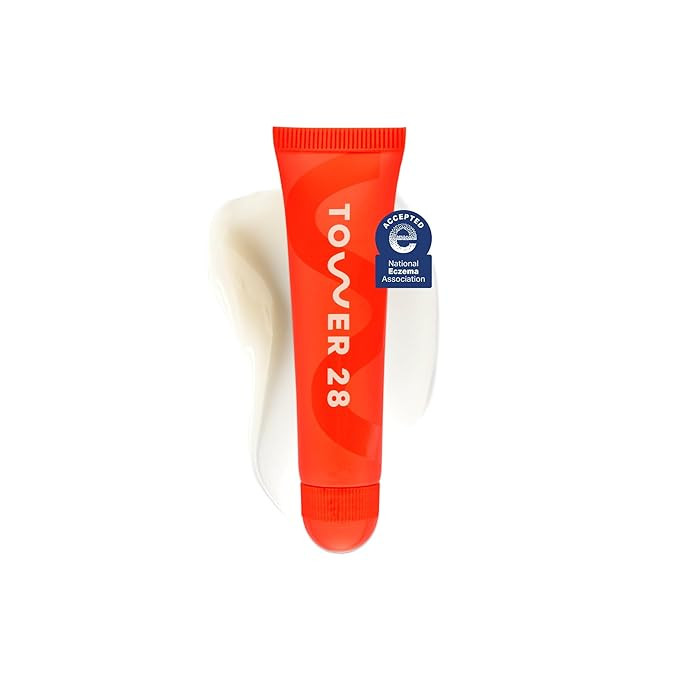 Tower 28 LipSoftie Tinted Lip Balm Treatment - Hydrating Glossy Balm + Overnight Lip Mask with Jo... | Amazon (US)