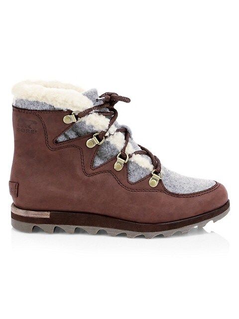 Sorel Sneakchic Alpine Shearling &amp; Leather Boots on SALE | Saks OFF 5TH | Saks Fifth Avenue OFF 5TH (Pmt risk)