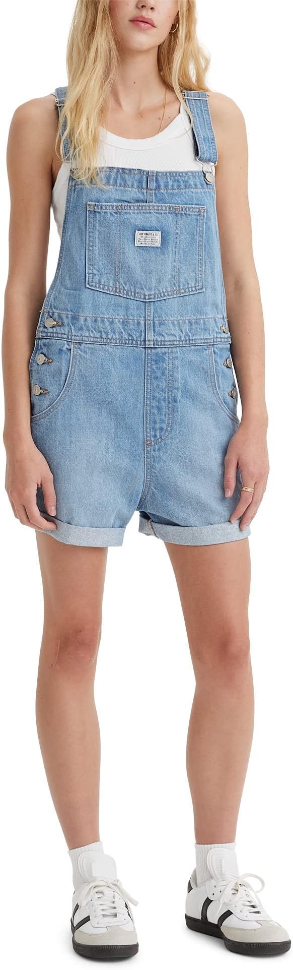 Levi's Women's Premium Vintage Shortalls | Amazon (US)