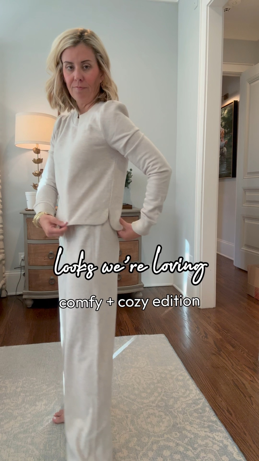 Looks I’m loving & you will too!

White set- xs, 7 rothy
Blue set- xs top, s petite pant, 8 clogs
Pale oak heather set- xs top, xs vest, s pant, 8 slide on sneakers
Black set- s petite pant, xs top, 8 sneakers
Oatmeal set- xs top, xs pant, 38 slides

#LTKmomlife #LTKOver40 #LTKdayinmylife