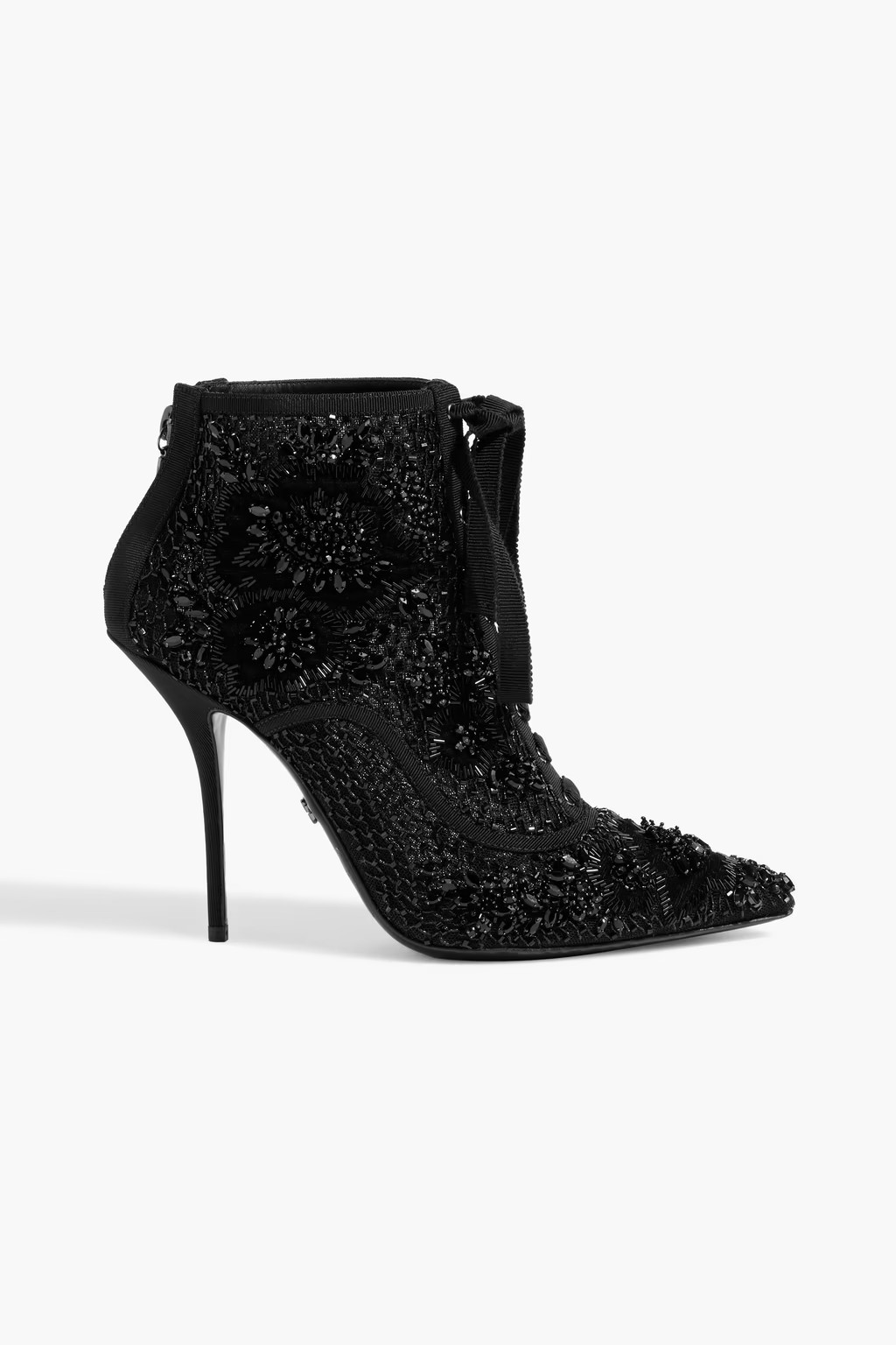 Embellished mesh ankle boots | The Outnet (US and CA)