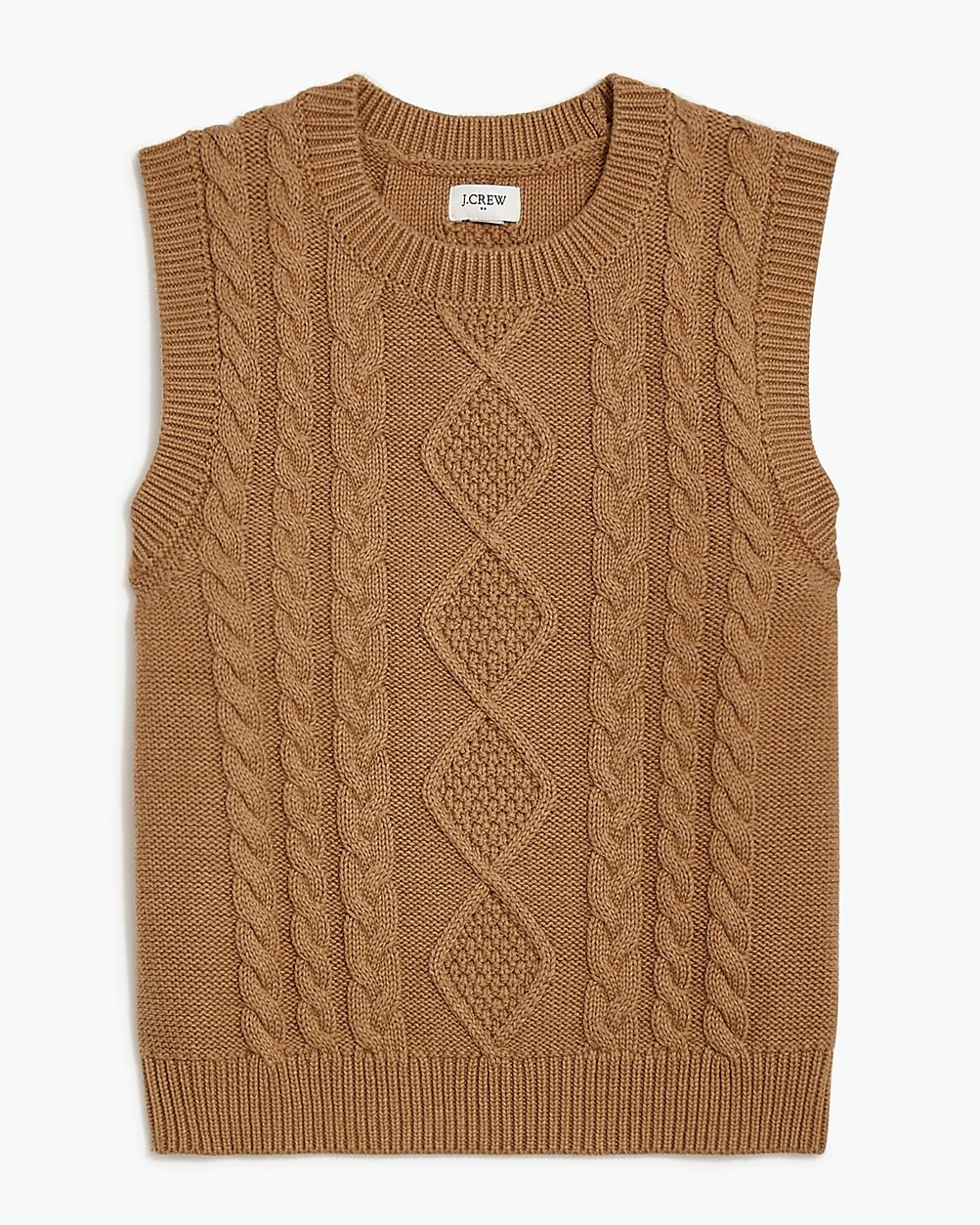 Cable-knit sweater-vest | J.Crew Factory