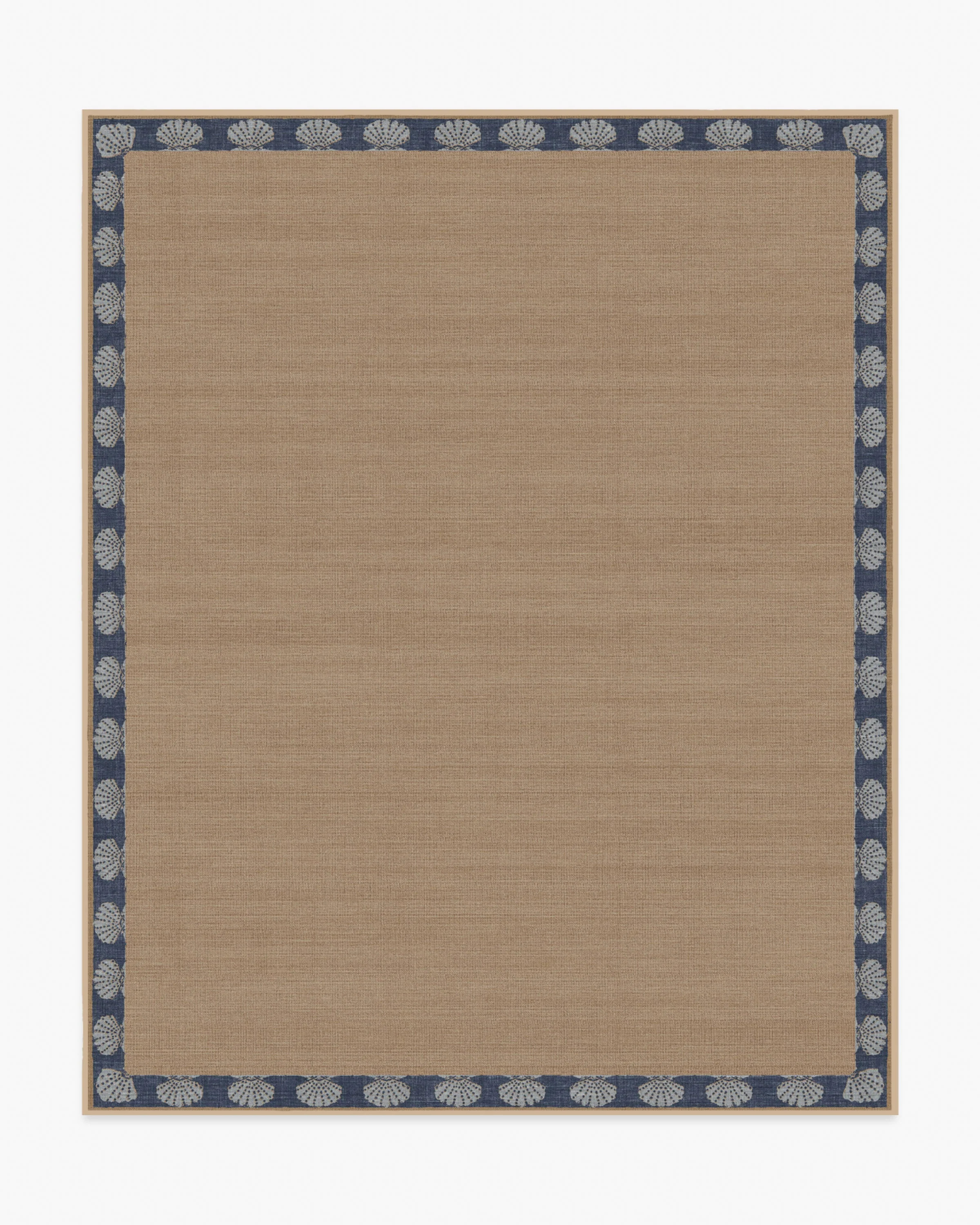 Shelley Slate Blue & Natural Re-Jute Rug | Ruggable