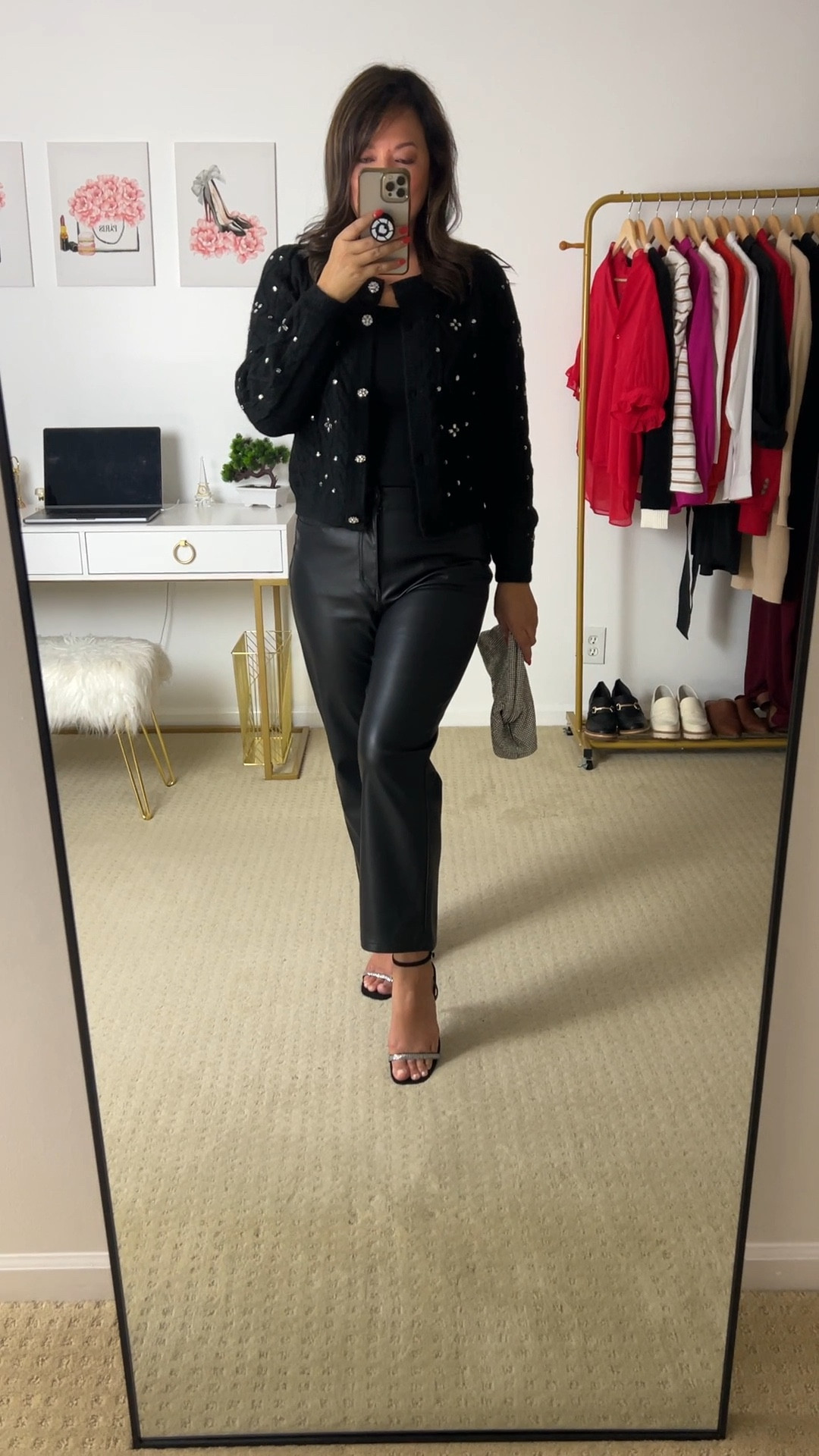 Holiday cardigans are great and easy to style with a pair of jeans for casual events but I wanted to show you how you can also style them for an elevated look. I’m wearing a medium top and 30 petite pants  

#LTKover40 #LTKmidsize #LTKHoliday