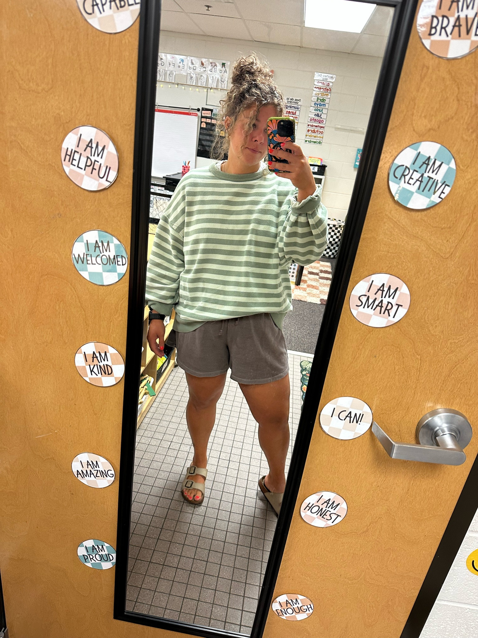 Super casual fit for a day of classroom set up!
