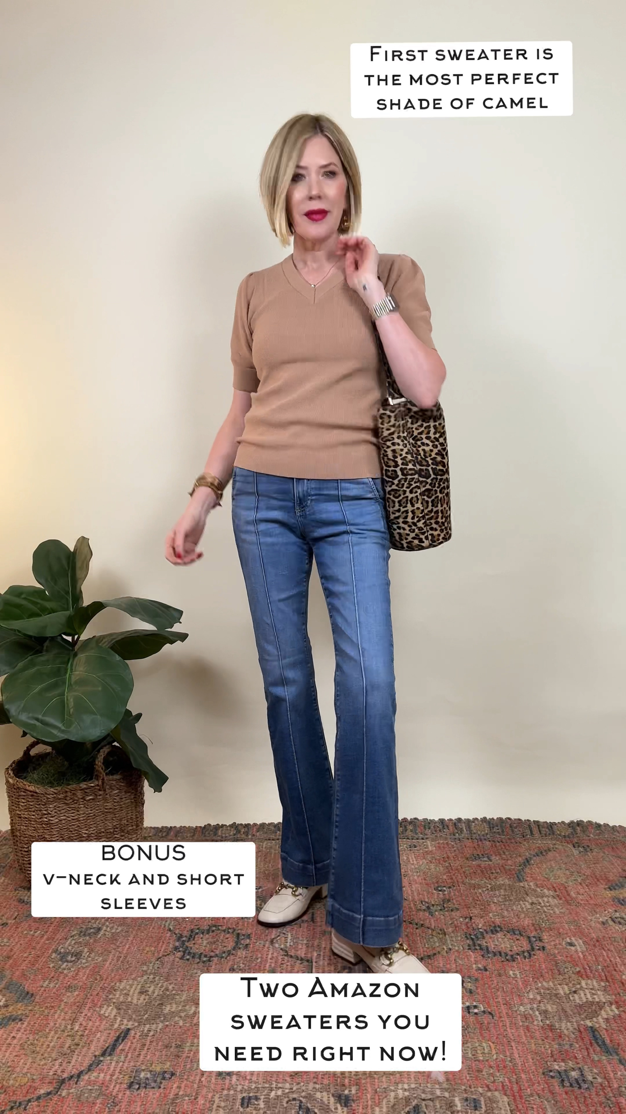 Anyone else feel like fall is tricky to dress for when it’s still warm out? 🍂 If you’re like me and work in a place where things heat up (hello, hairdryers all day long! 💇‍♀️), then I’ve found the perfect solution! I just snagged two sweaters from Amazon that are totally salon-friendly—sleeveless and short-sleeved, but still giving all the fall vibes. 🍁 Plus, I’m showing you how I style them for an effortlessly chic look with jeans, skirt, and of course, boots. No jacket needed just yet! 
#FallFashion #AmazonFinds #SalonStyle
#Sweater

#LTKFindsUnder50 #LTKStyleTip #LTKOver40