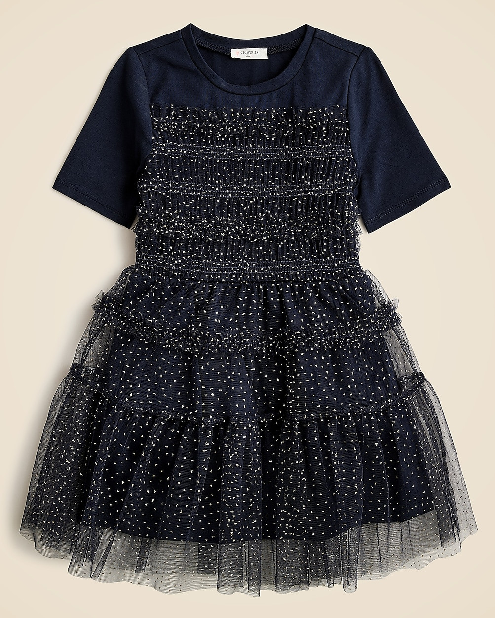 Girls' tiered tulle T-shirt dresss | J. Crew US