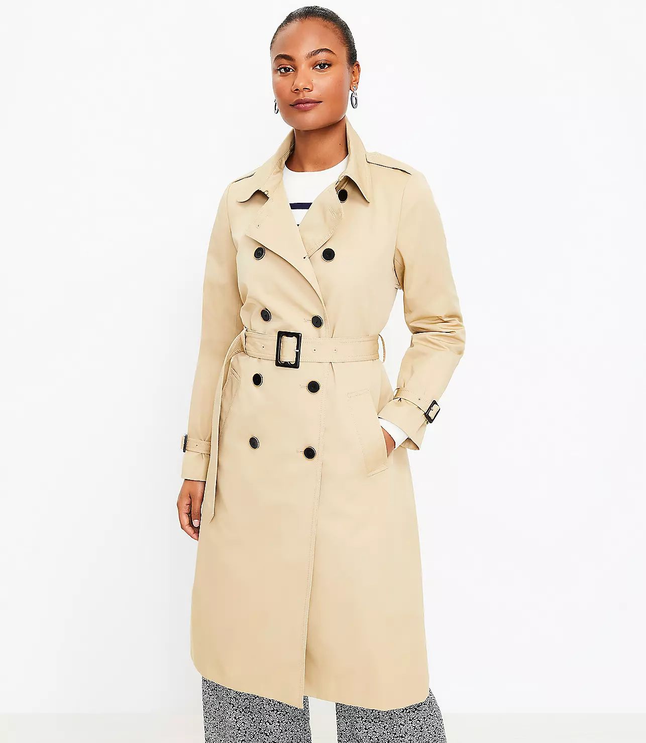 Double Breasted Trench Coat | LOFT