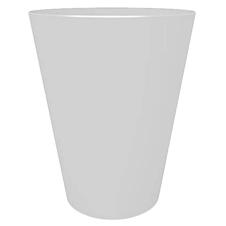 Bloem 14-in Tall Finley Round Resin Planter - White | Walmart (US)