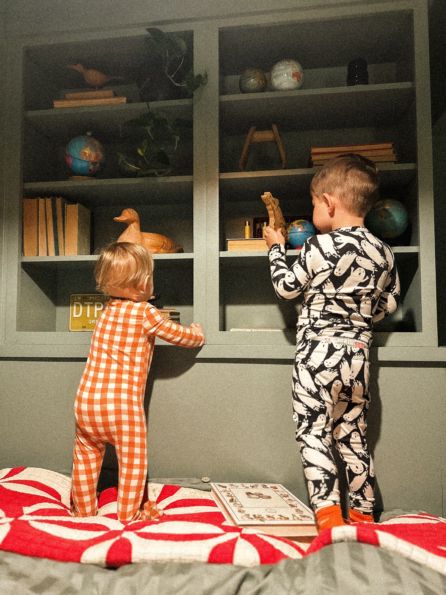 i’m not sure what month it is at this point 🤣but worth loves his new *extremely soft* pajamas! 