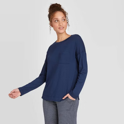 Women's Long Sleeve Beautifully Soft Sleep T-Shirt - Stars Above™ | Target