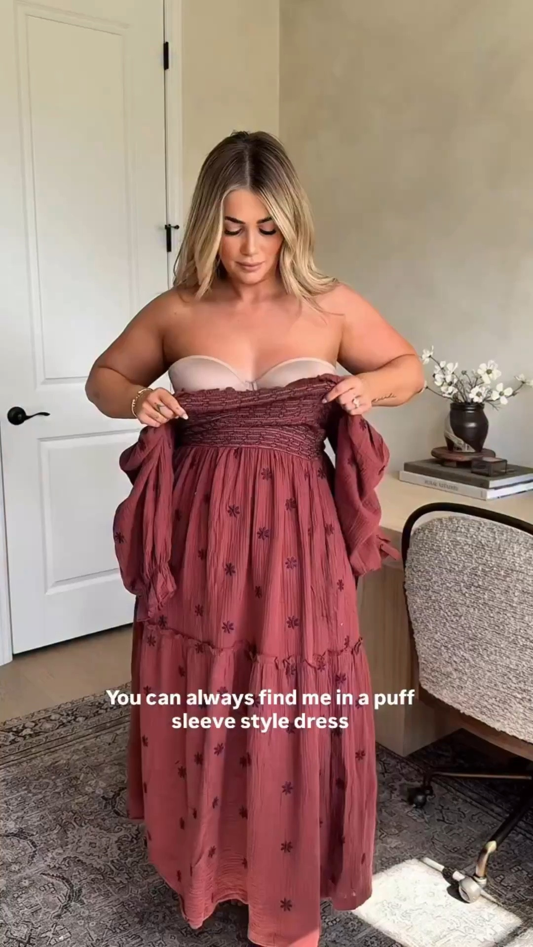 The most flattering style dress👏🏼🤎 So many cute color combos! 