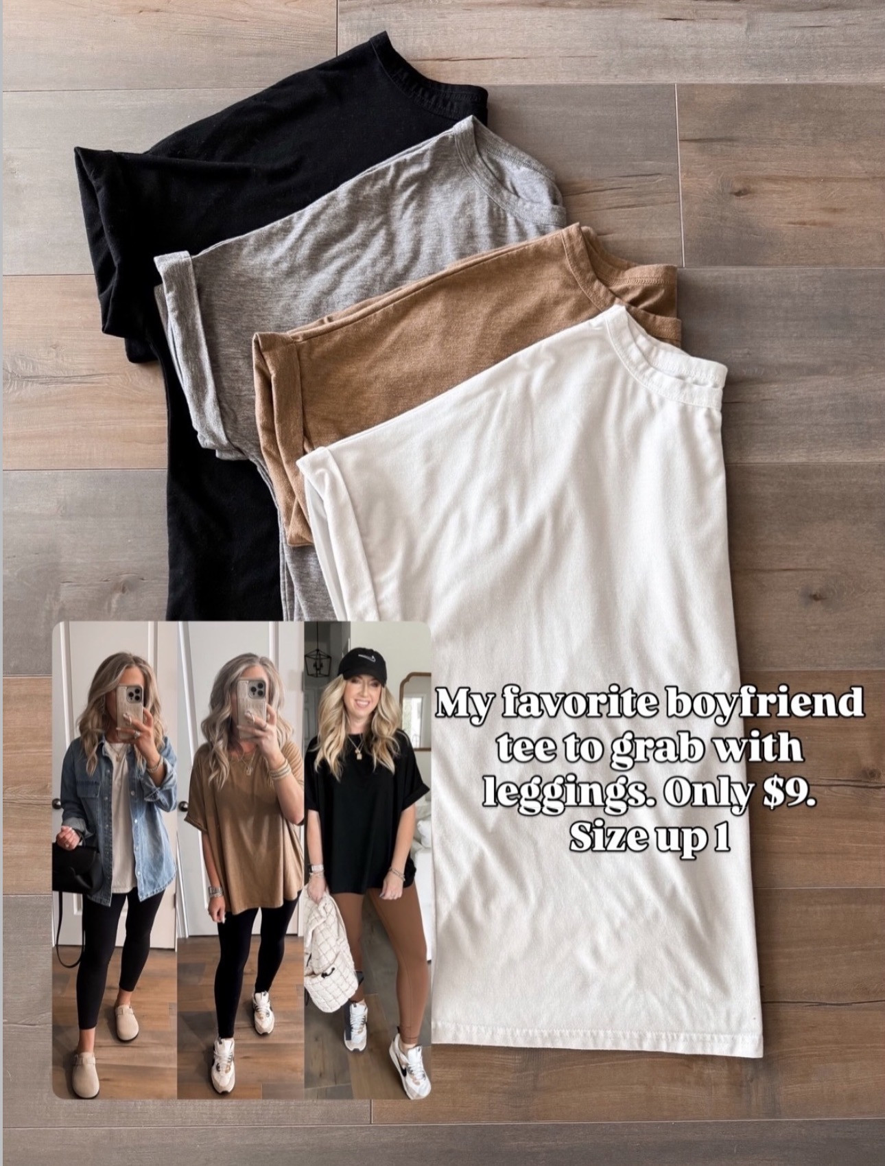 Go-to oversized boyfriend tee from Amazon! Easy to style, super comfortable and perfect for leggings.

Amazon fashion, affordable women's clothing, t-shirt, short sleeve, loose tee, everyday style, styling leggings, Amazon favorites.  

 #LTKgrwm #LTKootd #LTKOver40