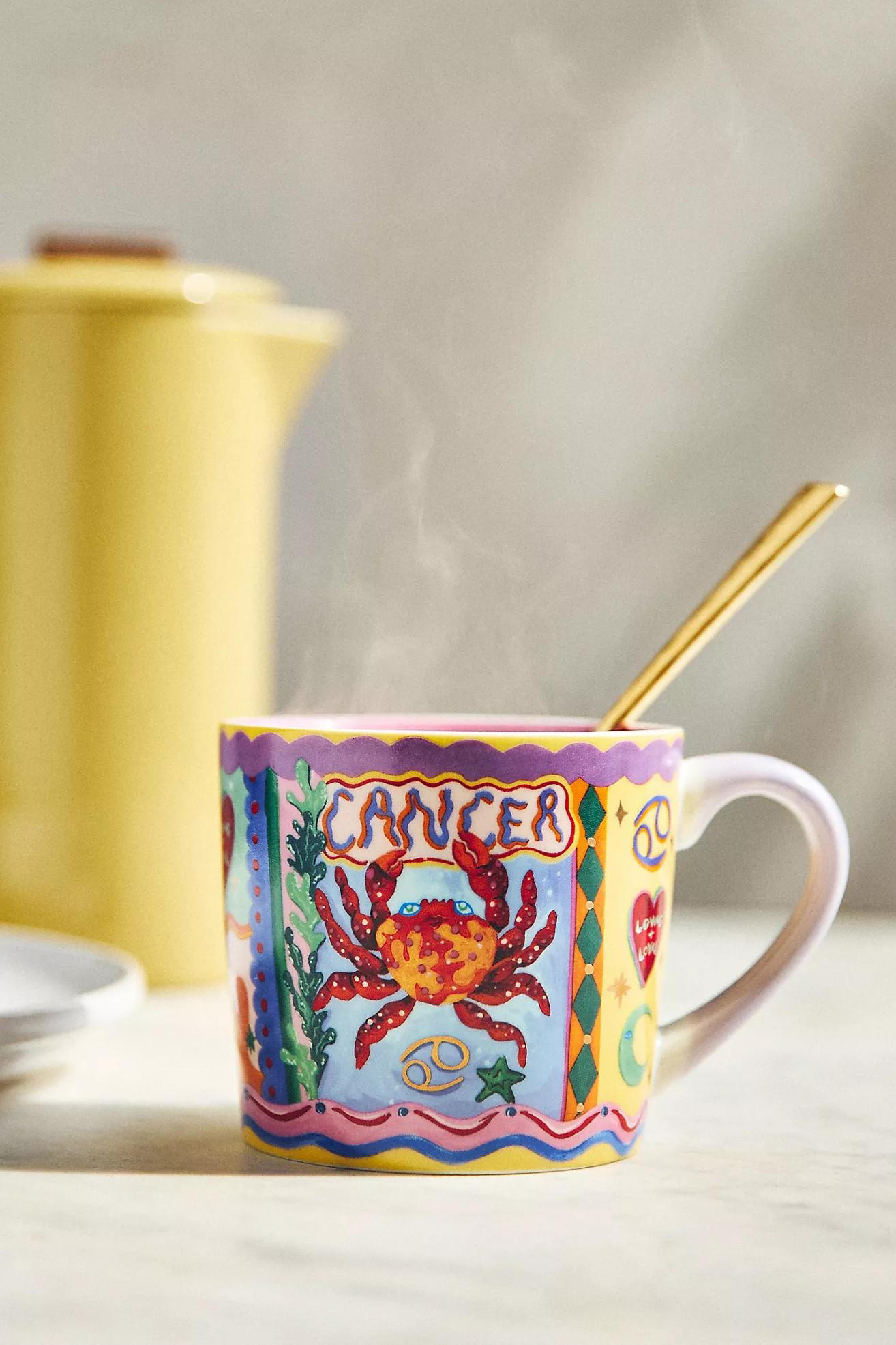 Eleanor Bowmer Stoneware Zodiac Mug | Anthropologie (US)