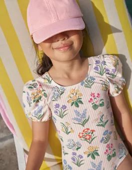 Puff Sleeve Swimsuit | Boden (US)