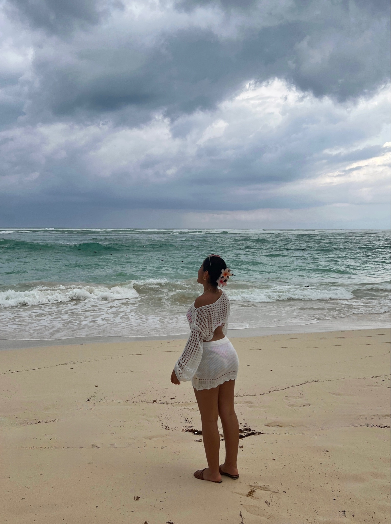 wearing size s 🐚
cute beach cover up, crochet crop cover up, vacation outfit inspo, Shein finds, summer outfit, beach outfit idea