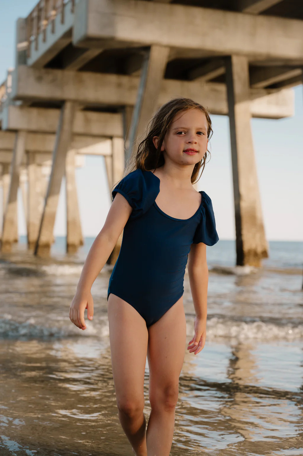 Mini Pura Vida One Piece | Navy | Coral Reef Swim