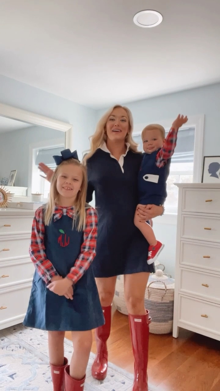 Family fall photo outfit ideas, sweatshirt dress, rain boots, matching family, Tuckernuck, preppy 

#LTKfamily #LTKunder100 #LTKSeasonal