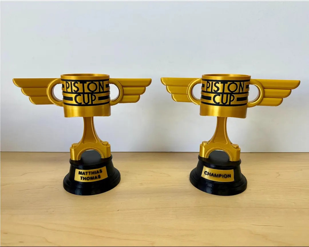 Personalized Piston Cup Name Trophy | 3D Printed - Etsy | Etsy (US)