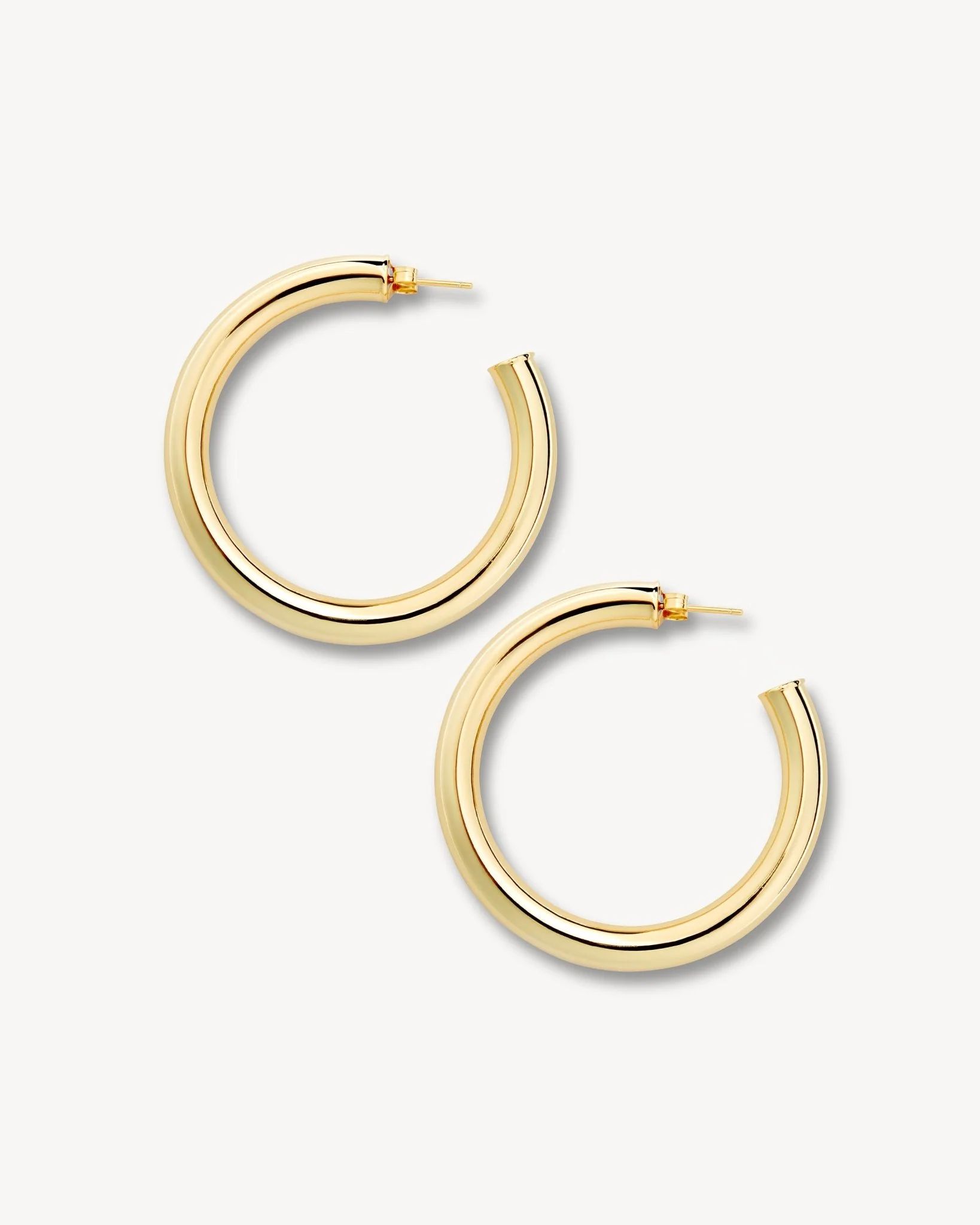 Machete Large Gold Hoops Earrings | Machete