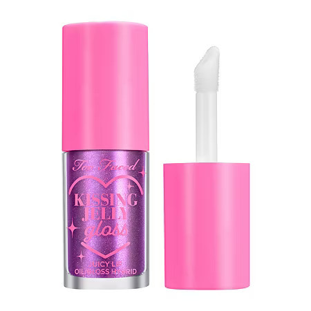 Too Faced Kissing Jelly Lip Oil Gloss, One Size, Purple | JCPenney