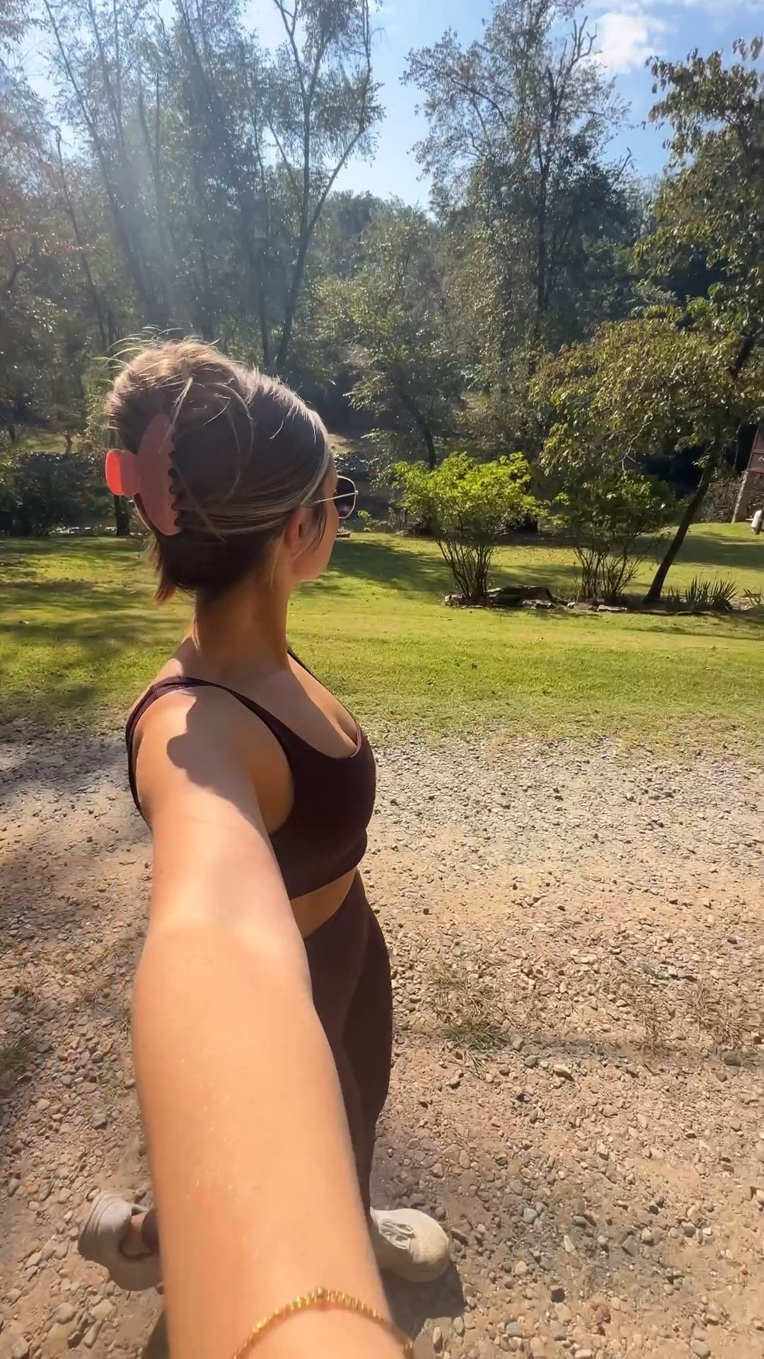 Hot girl walk outfit with my new obsession - the Vuori BlissBlendForm™️ fabric👟🍂 Wearing a size medium in the bra, leggings, and hoodie. #vuoripartner @vuoriclothing 

#LTKSeasonal #LTKFallSale #LTKActive