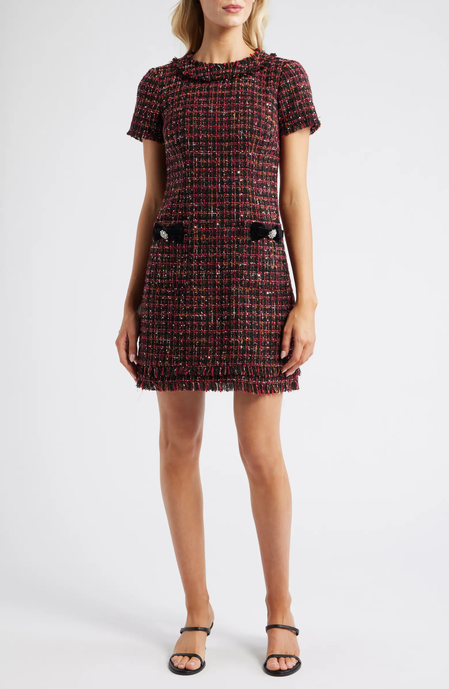 Jewel Neck Tweed Sheath Dress | Nordstrom