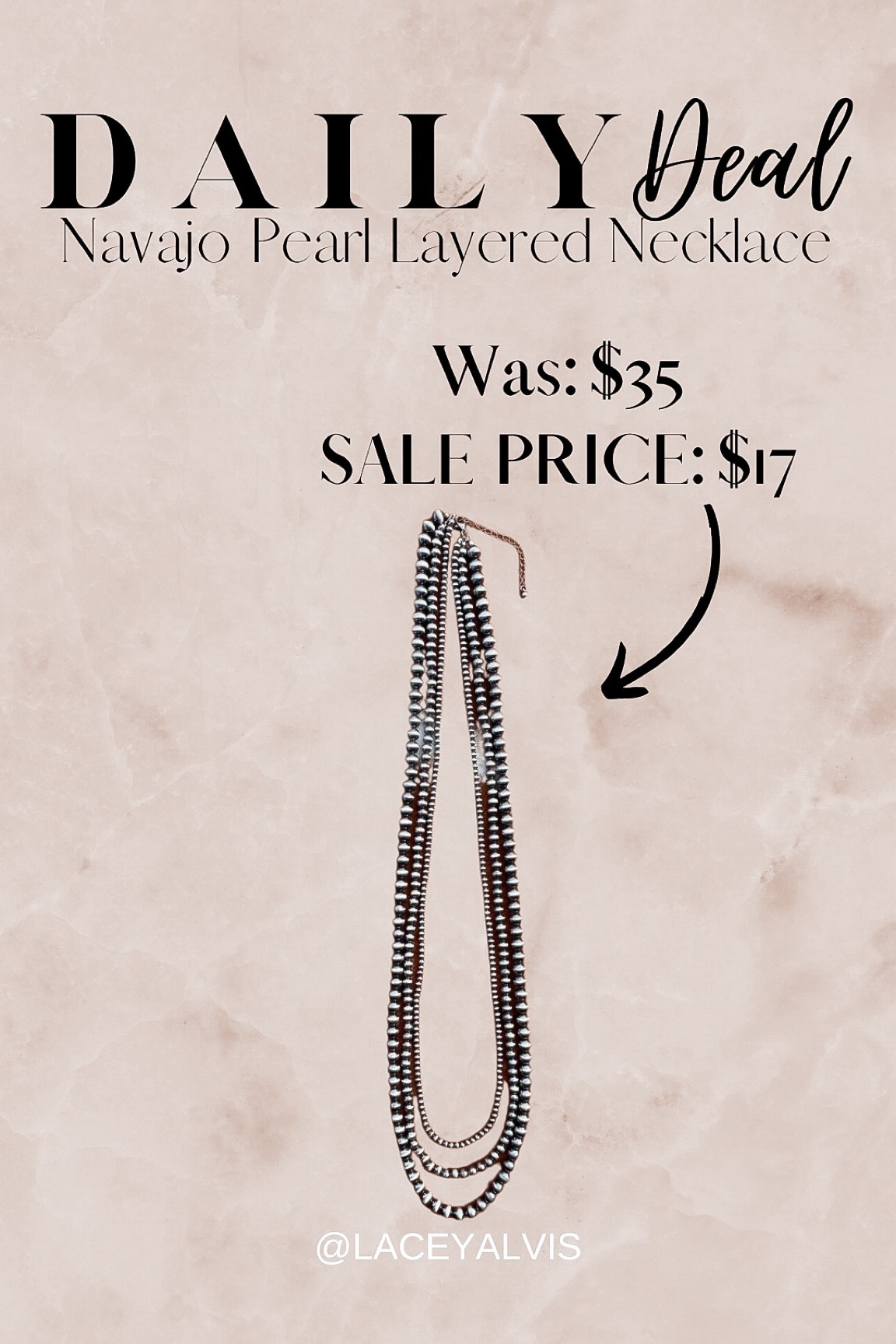 DAILY DEAL ‼️🚨: Navajo Pearl Layered Beaded Necklace | Was: $35 | ON SALE FOR ONLY $17 (50% off!) 

#bohowestern #bohostyle #westernjewelry #bohojewelry #layerednacklaces 

#LTKunder50 #LTKsalealert #LTKGiftGuide
