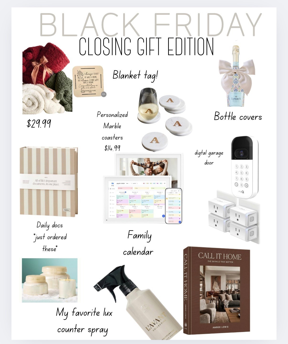 Black Friday Closing gifts 

#LTKGiftGuide #LTKHome #LTKHoliday