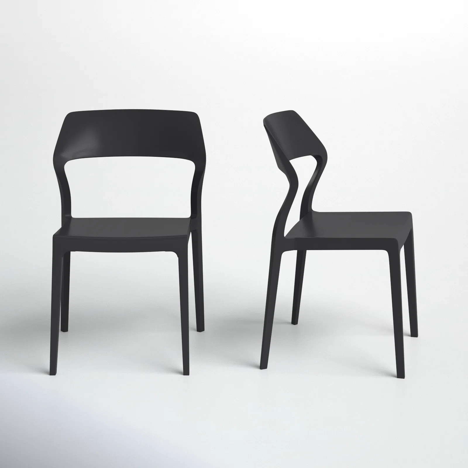 AllModern Farrah Stacking Patio Dining Side Chair & Reviews | Wayfair | Wayfair North America