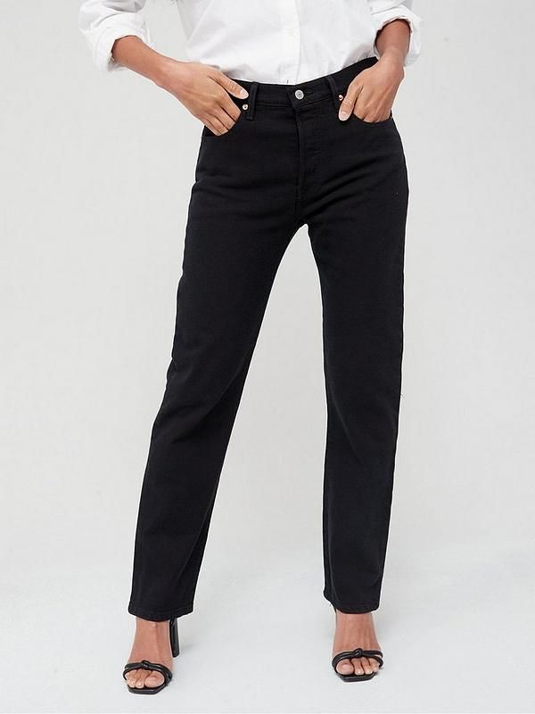 Levi's 501® Crop - Black Sprout | Very (UK)