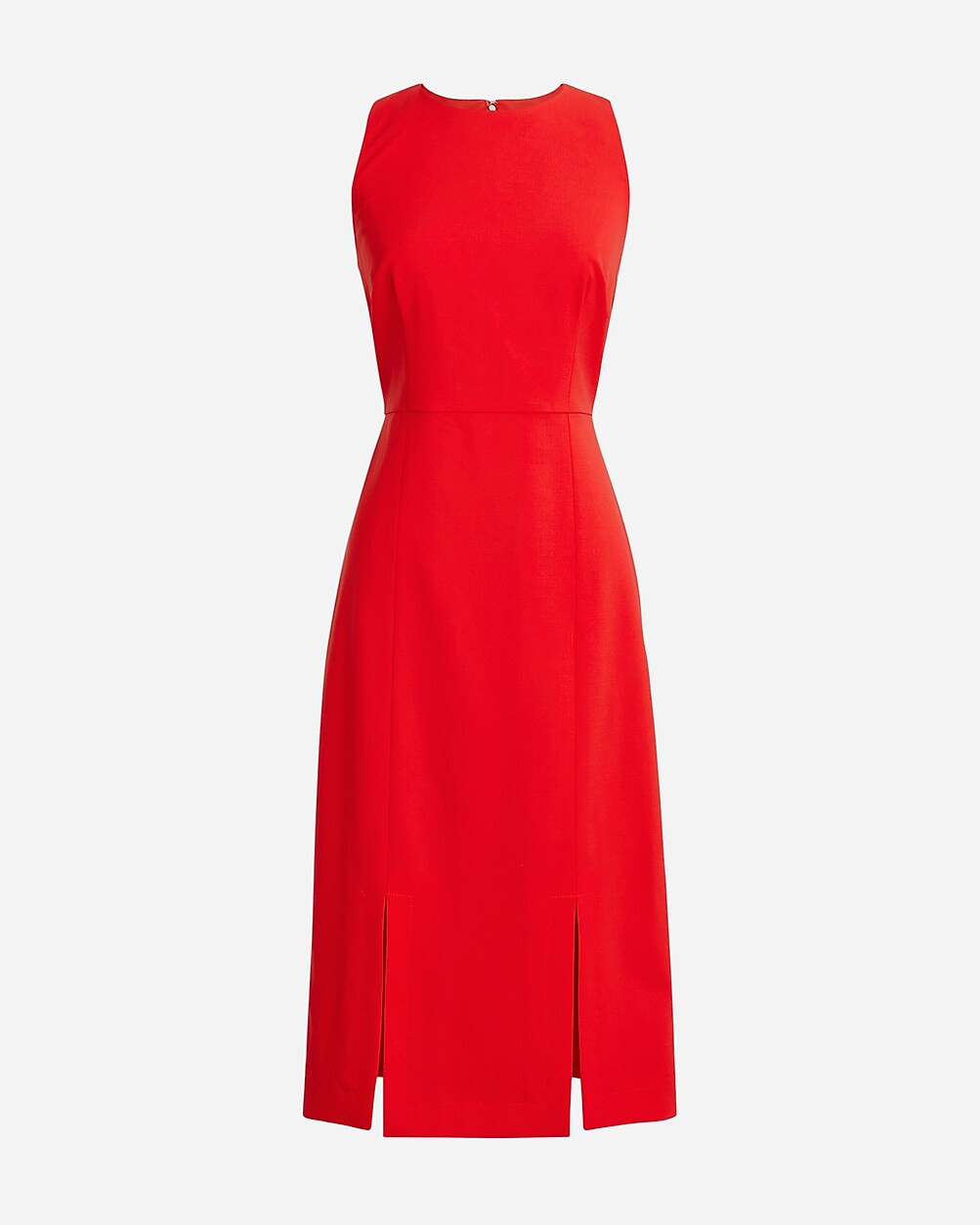 Side-slit shift dress in Italian stretch wool | J. Crew US